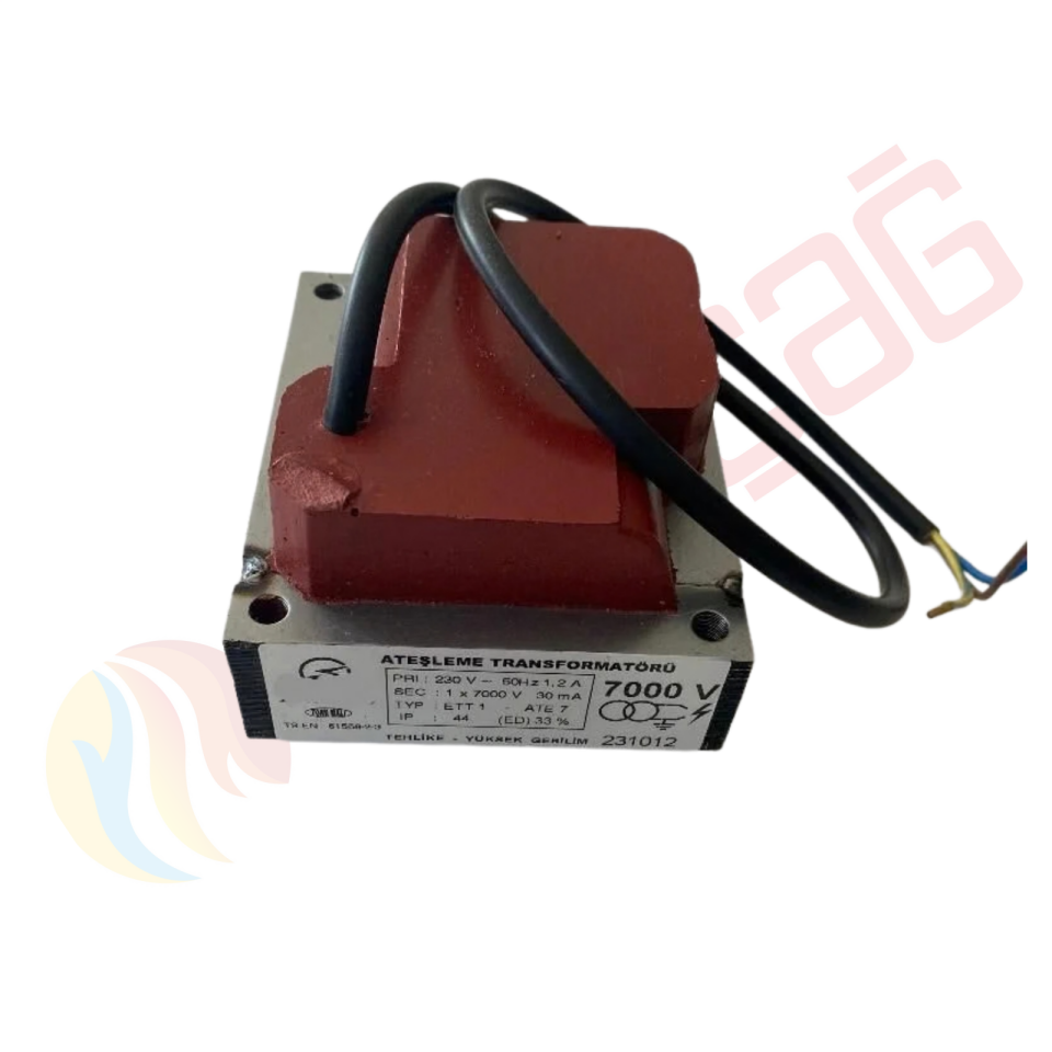 Eti Atk6 220V 1X7000V 30MA %33 Brülör Ateşleme Trafosu