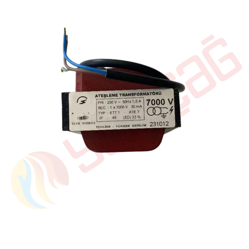Eti Atk6 220V 1X7000V 30MA %33 Brülör Ateşleme Trafosu