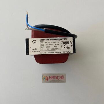 220V 1X7000V 30MA %33 BRÜLÖR ATEŞLEME TRAFOSU