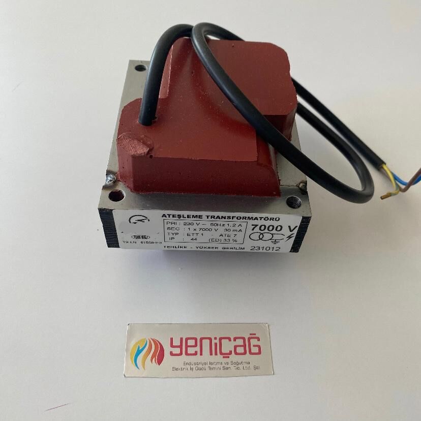 220V 1X7000V 30MA %33 BRÜLÖR ATEŞLEME TRAFOSU