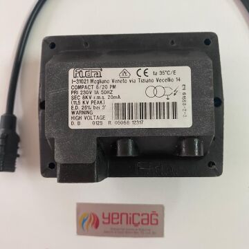 ATEŞLEME TRAFOSU FİDA COMPACT 8/20 PM 230 V E.D. 25% 8 KV