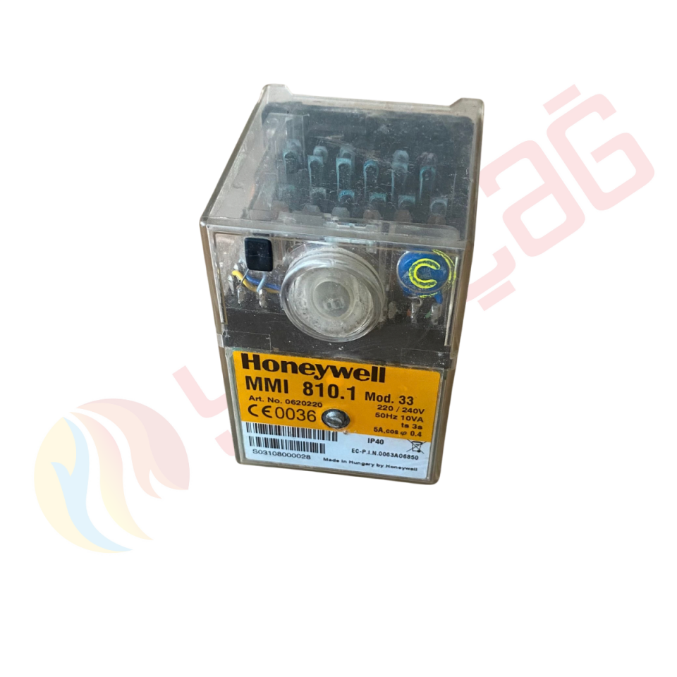 Honeywell MMI 810.1 Mod.33 Brülör Beyni (2. El) – Gaz Brülör Kontrol Ünitesi 230V