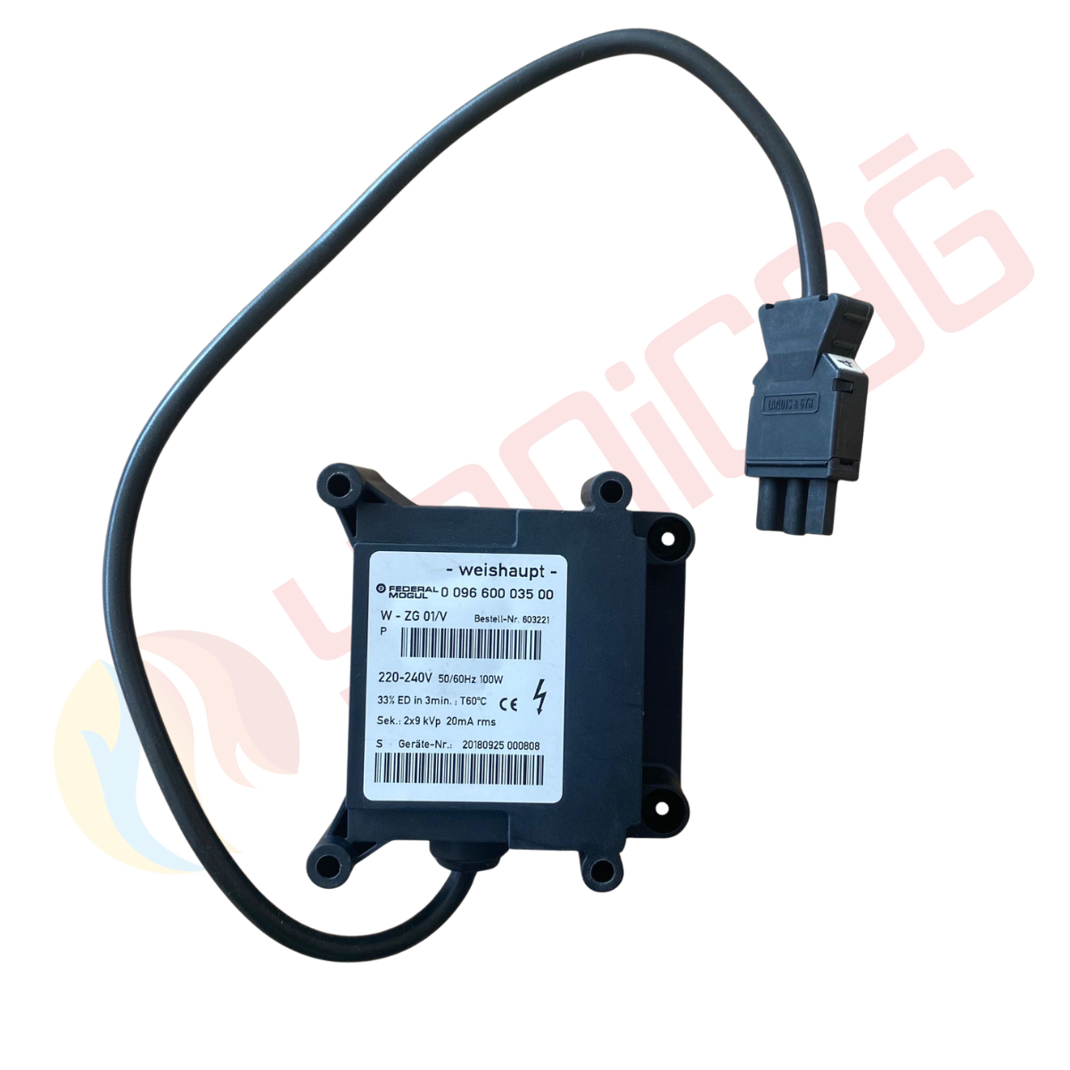 Weishaupt W-ZG 01V Ateşleme Trafosu 220-240V 100W Federal Mogul 009660003500