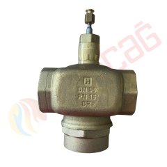 Honeywell V5013R1099 3 Yollu Vana PN16 DN50 Kvs 40 Dişli Kontrol Vanası HVAC