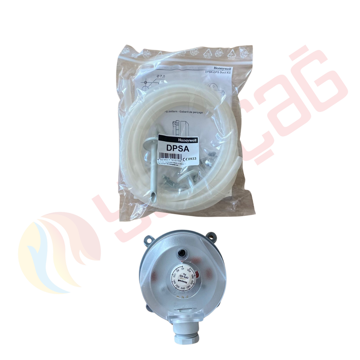 Honeywell DPS400 Hava Fark Basınç Anahtarı HVAC Diferansiyel Basınç Switch