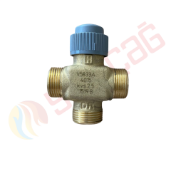 Honeywell V5833A4015 3 Yollu Fan Coil Vanası DN20 (G34) PN16 Kvs 2.5  OnOff Kontrol Vana