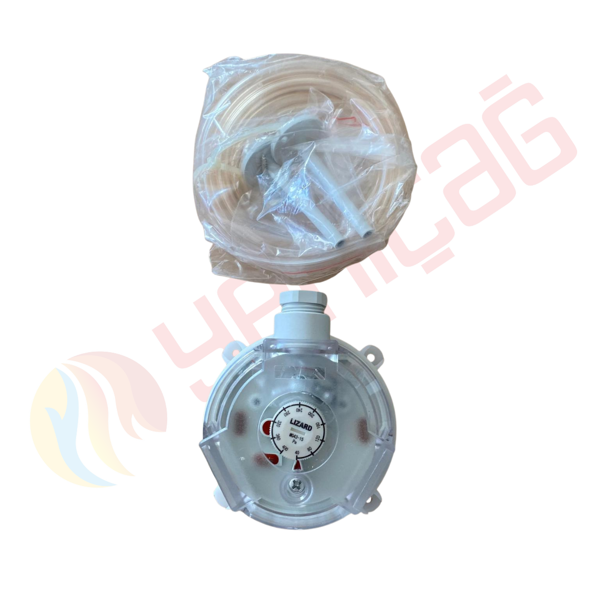 Lizard Controls MG43-15 PA 400 Diferansiyel Basınç Şalteri – HVAC Hava Basınç Anahtarı