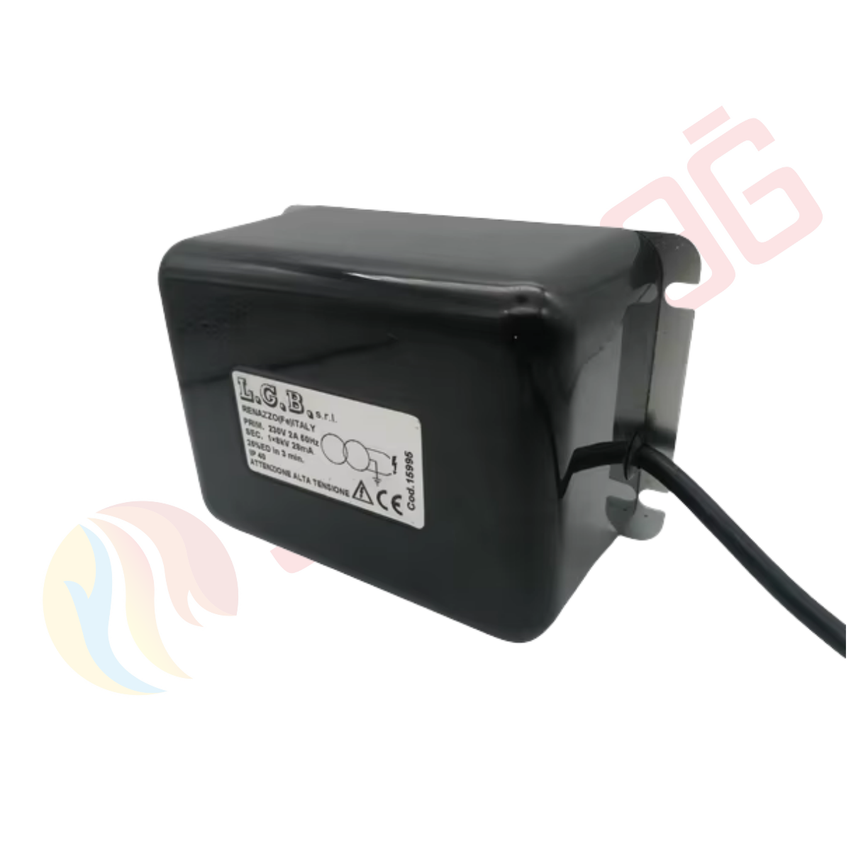 Scaldatal 230V. 2A. 50HZ 1X8KV 30 mA Gerilim Trafosu - LGB 1x8kV Yüksek Gerilim Brülör Ateşleme Trafosu Muadili