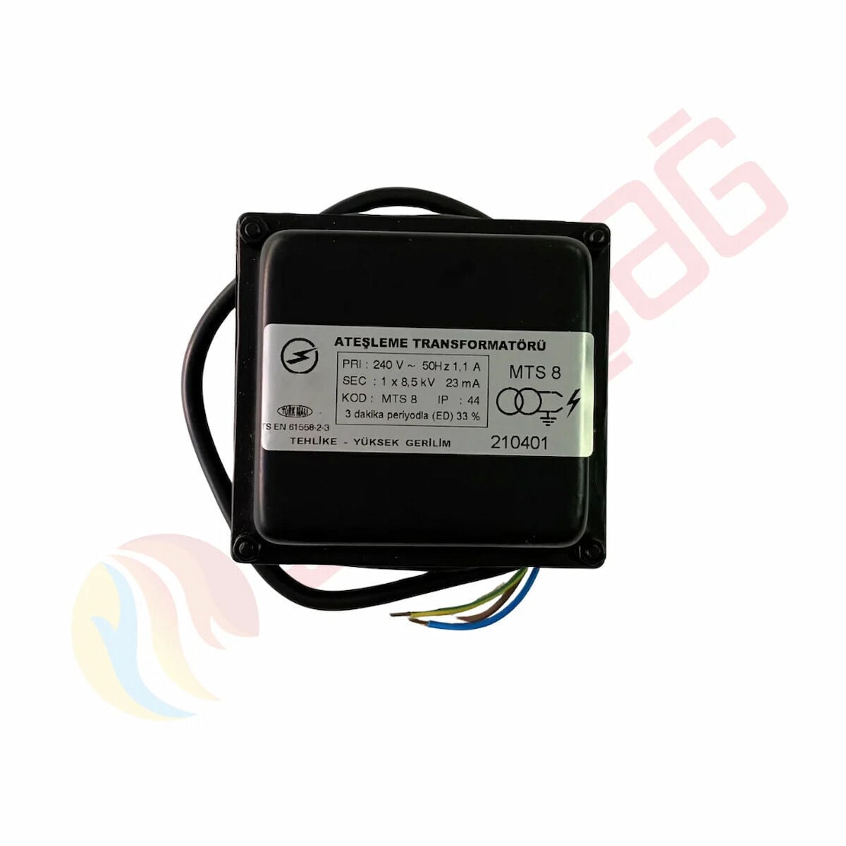 YC 23/8.5 Brülör Ateşleme Trafosu (Siemens ZE 23/8,5 Muadili)