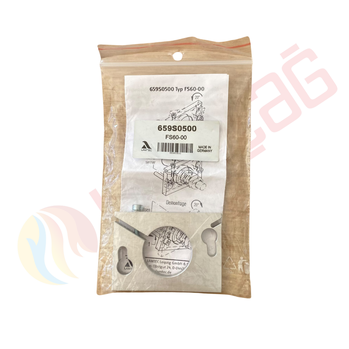Lamtec 659S0500 FS60-00 FFS08 Alev Sensörü Braketi