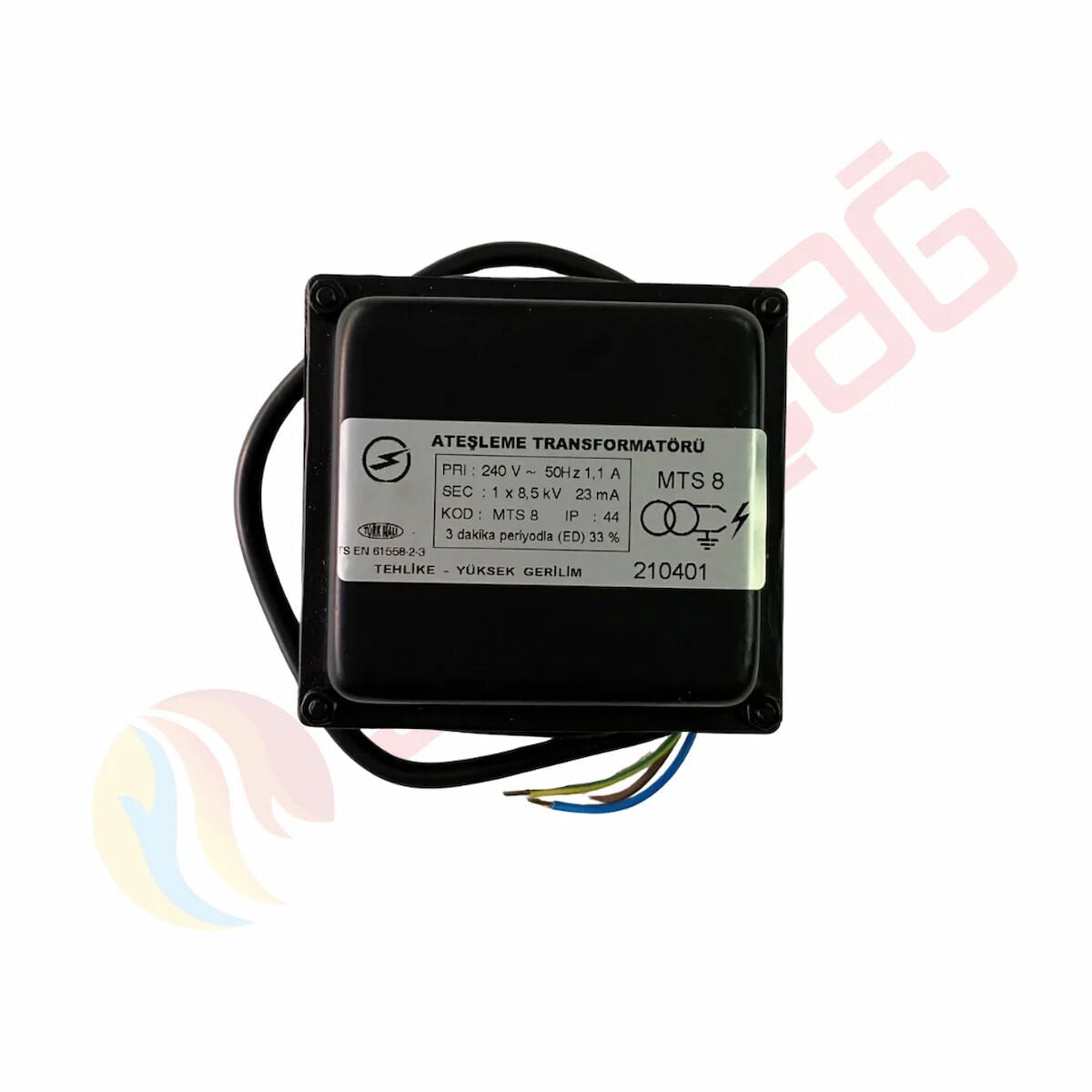 YC 23/8.5 Brülör Ateşleme Trafosu (Siemens ZE 23/8,5 Muadili)