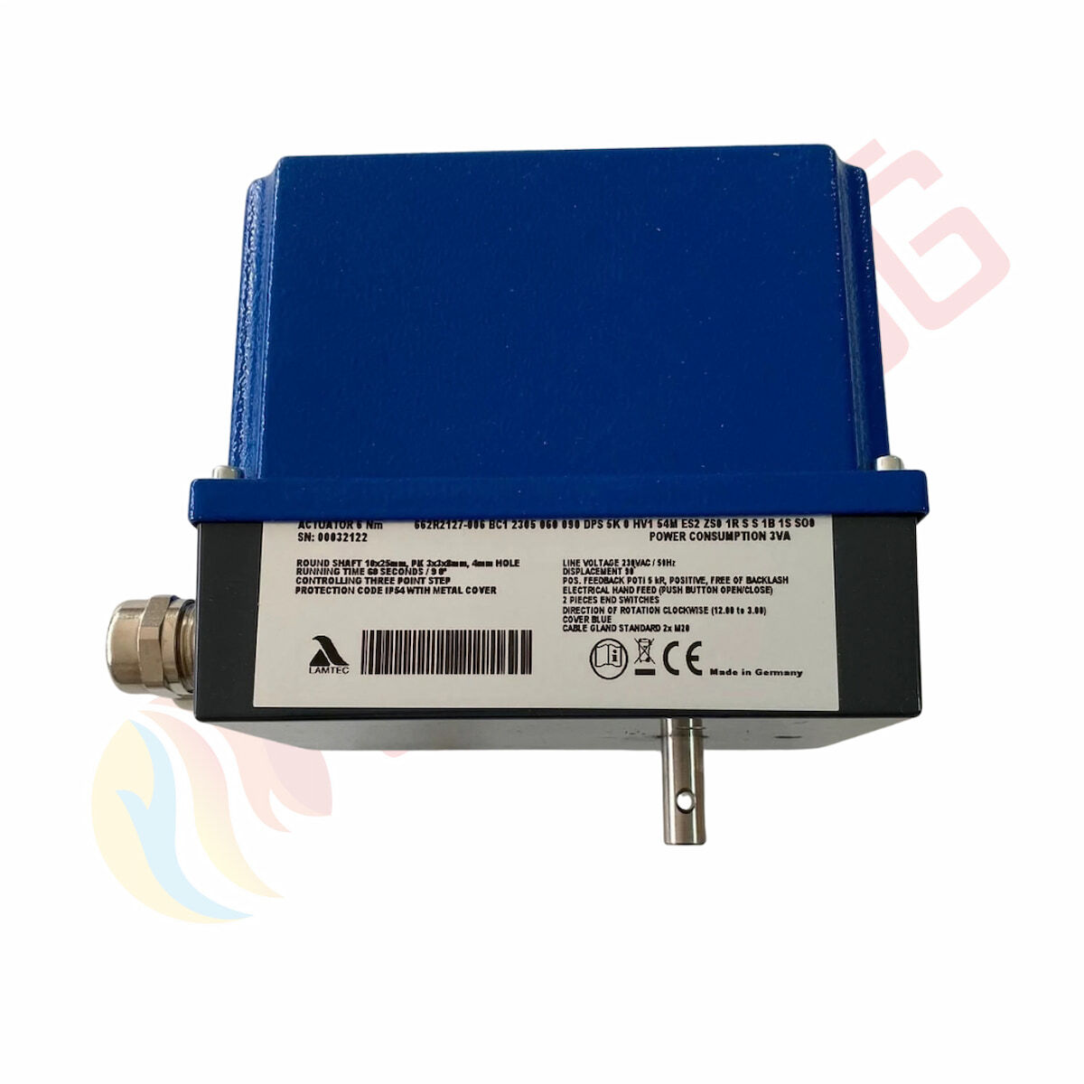 Lamtec 662R2127-006 6 Nm Brülör Servo Motoru