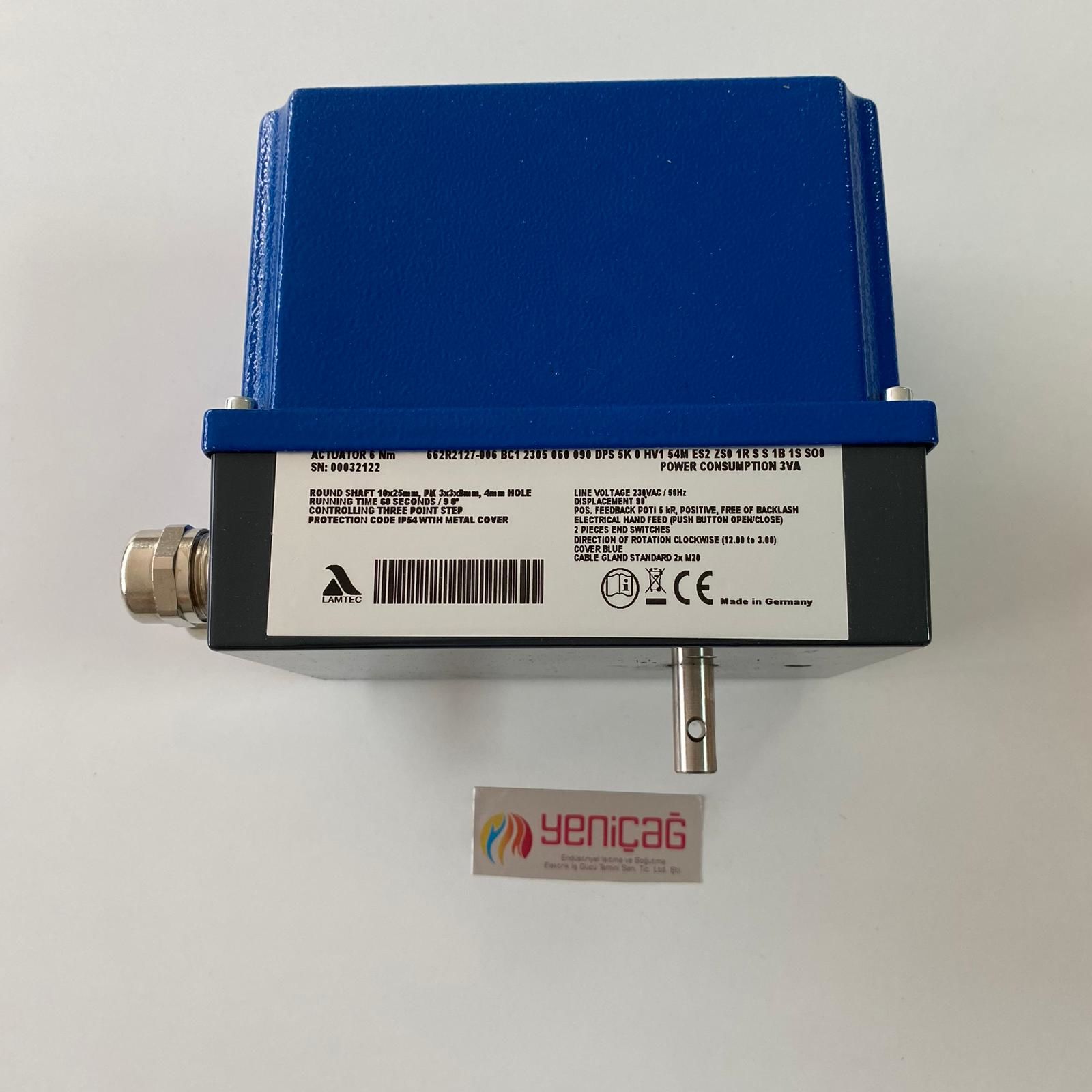 LAMTEC ACTUATOR 6 NM 662R2127-006 SERVOMOTOR
