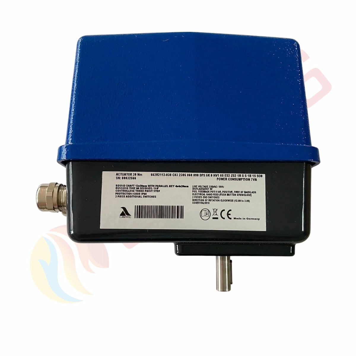 Lamtec 662R2112-030 30 Nm Brülör Servo Motoru