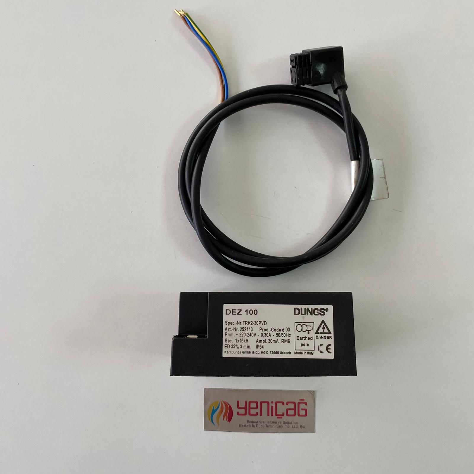 DUNGS DEZ 100 BRÜLÖR ATEŞLEME TRAFOSU